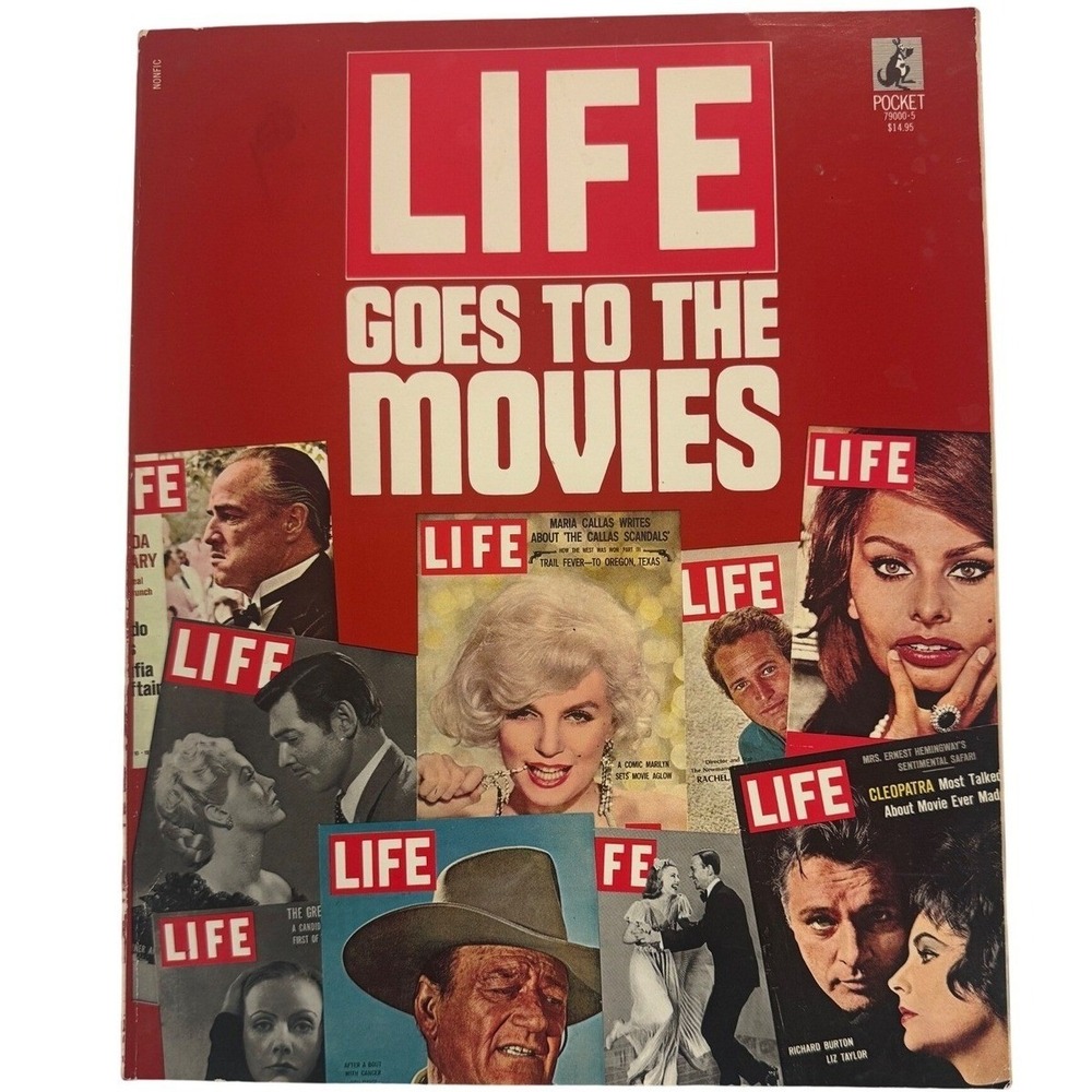 LIFE Goes to the Movies Vintage 1986 Paperback Book ISBN 0671790005 Hollywood